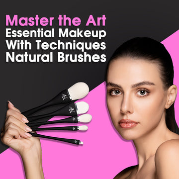 Essential Makeup Techniques with Natural Brushes