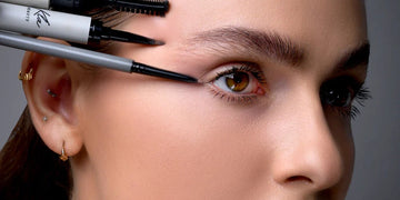 Eyebrow kit tools to define and enhance eyebrows for a polished look.